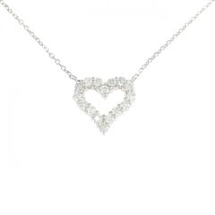 pt850 ブラウンダイヤ ダイヤ1.15ct ペンダントトップ ハート a - メルカリ