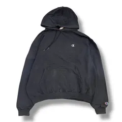 パーカー ★Champion  ★used ★古着 ★Vintage ★アメカジ ★ネイビー ★オールド ★ストリート ★スケーター  ★フーディ ★紺 ★ワンポイント ★チャンピオン ★無地 ★シンプル