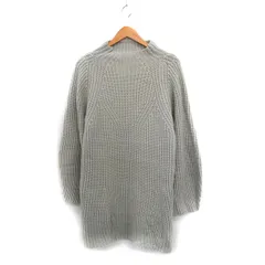 スナイデル SNIDEL ニット ワンピース ロング 長袖 ウール シンプル ワンサイズ グレー 灰 /KT34