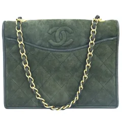 シャネル CHANEL マトラッセ ココマーク スエード レザーチェーンミニショルダーバッグ