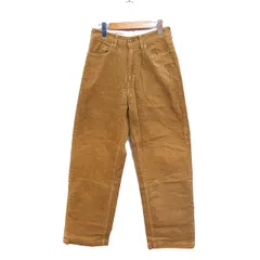 アーバンリサーチ ドアーズ URBAN RESEARCH DOORS FORK＆SPOON コーデュロイ ワイドパンツ フルレングス 無地 綿 2 キャメル 茶 /FT16