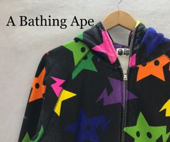 生産国:中国 A BATHING APE パーカー 002ZPA301023X スター 星柄 XL 黒