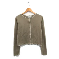 ヌナ NEUNA カーディガン 長袖 シンプル F カーキ /KT20