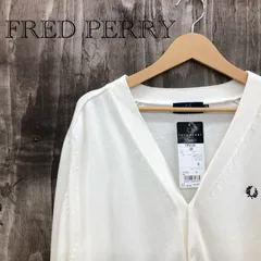 ＦＲＥＤ ＰＥＲＲＹ フレッドペリー ニット カーディガン FPV226 ホワイト 綿 サイズＯ  メンズ 紳士服