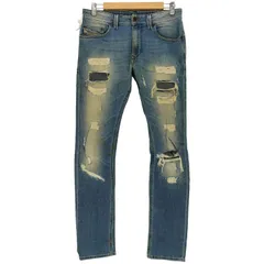 ディーゼル DIESEL THAVAR ダスト ダメージ加工 スキニーデニム メンズ  W28 L32
