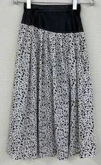 FENNEL フェンネル　フレアスカート　サイズ38 柄　白黒