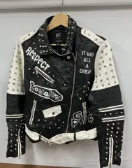 RedFoxレッドフォックス／スパイクレザージャケット／【サイズ：M】