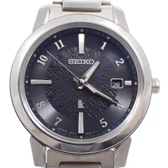 SEIKO セイコー ルキア  I Collection ソーラー電波 レディース 腕時計 チタン 黒文字盤 純正ベルト SSQV081 / 1B35-0AN0【いおき質店】