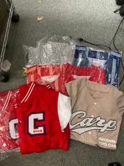 未使用 日本プロ野球 広島東洋カープ Tシャツ メンズ ユニフォーム まとめセット カープファン俱楽部 ㏄020304