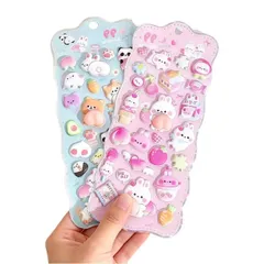 【送料無料】お尻シール ぷくぷく 3D ぷにぷに ぷっくり 飾り 可愛い ごほうび 手作り 貼り付け キラキラ 立体 DIY 手帳用 女の子