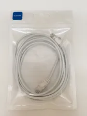 ELECOM LANケーブル（メッシュ）Cat6A 2m ホワイト 型番：ECLD-GPAM/WH20　新品 【クーポン利用で、10%OFF＜割引上限500円＞】
