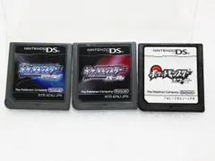 【質Banana】中古・通電確認済み!Nintendo/任天堂 ポケットモンスター ホワイト/ダイヤモンド/パール　DSソフト 現状渡し