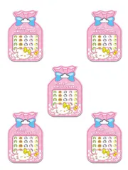 【送料無料】AAGWW 子供用ネイルシール しずくちゃん シール 5 点セット 3D エンボス二合一（全貼 + 閃光小貼花） 防水 防汗 自然服貼 環境保護素材 カートンプリンセス風 子供ネイルアート 可愛い ギフ