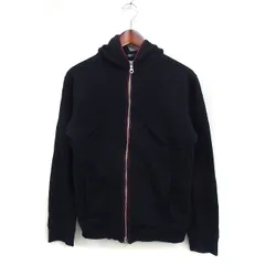 NICOLE Selection ジップアップ パーカー スウェット 無地 コットン 綿 46 ブラック 黒 /FT39