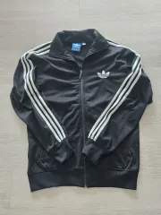 アディダス ブラック 3本線 トラックジャージ ジップアップ パンツ セット
