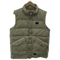 NIKE　ダウンベスト　アウター　ハイネック　フルジップ　総柄　スポーツ　古着