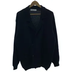 Burberry's　カーディガン　ニットアウター　長袖　ダブルボタン　テーラードカラー　無地　オーバーサイズ　イタリア製　古着