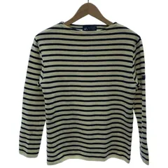 SAINT JAMES　セーター　長袖　ニット　トップス　バスクシャツ　ボートネック　ボーダー　フランス製　古着