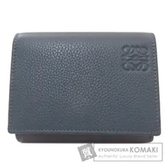 LOEWE ロエベ コンパクトウォレット アナグラム 二つ折り財布（小銭入れあり） レザー レディース [中古]