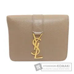 YVES SAINT LAURENT イヴ・サンローラン カサンドラ 二つ折り財布（小銭入れあり） レザー レディース [中古]