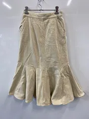 ピC126⚫︎NICECLALP⚫︎ナイスクラップ⚫︎ロングマーメイドスカート⚫︎綿混⚫︎ストレッチ⚫︎size F⚫︎白