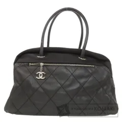 CHANEL シャネル パリビアリッツ シルバー金具 トートバッグ キャンバス レディース [中古]