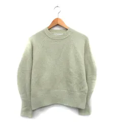 ロペピクニック ROPE Picnic ニット セーター 長袖 シンプル 38 グリーン 緑 /KT25