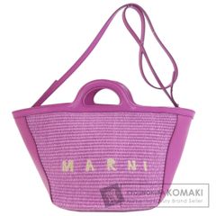 美品★MARNI マルニ East-West スモールバスケット 2wayバッグ MARNI マルニ East-West スモールバスケット 2way かごバッグ - メルカリ