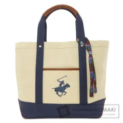 POLO RALPH LAUREN ポロ・ラルフローレン ビバリーヒルズポロクラブ トートバッグ キャンバス レディース [中古]