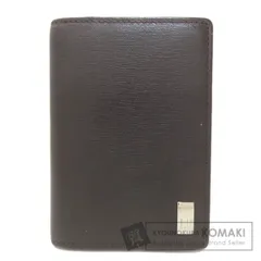Dunhill ダンヒル サイドカー ガンメタル カードケース レザー メンズ [中古]