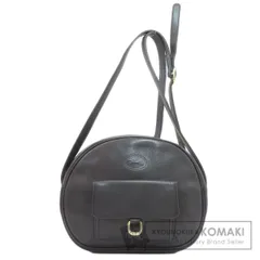 Longchamp ロンシャン ロゴ ショルダーバッグ レザー レディース [中古]