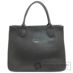 Longchamp ロンシャン ロゴ ハンドバッグ レザー レディース [中古]