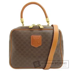 CELINE セリーヌ マカダム 2WAY ハンドバッグ PVC レザー レディース [中古]