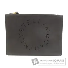 Stella McCartney ステラマッカートニー ロゴ クラッチバッグ ポリエステル レディース [中古]