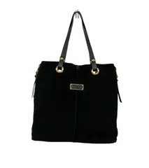 UGG アグ スエード トートバッグ レディース ブラック 中古 D4のサムネイル