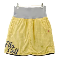 サイズ：L FILA GOLF フィラゴルフ  リバーシブル 中綿スカート 総柄 イエロー系 [240101580700] ゴルフウェア レディース ストスト