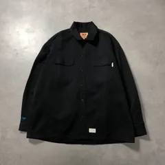 GQ4658◇Union Dickies：20aw Oversized Work Shirt◇２◇ブラック系 定価15400円 ワークシャツ ディッキーズ ユニオンのサムネイル