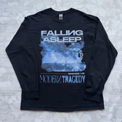 GILDAN ギルダン ロンT L 黒 長袖Tシャツ プリント 古着 ストリート