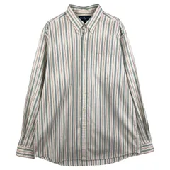 古着 ラルフローレン Ralph Lauren VINTAGE BUTTONDOWN 長袖 ボタンダウンストライプシャツ メンズL相当/eaa459386