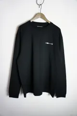 美品24AW UNIFORM EXPERIMENTユニフォームエクスペリメント 242026 長袖Tシャツ カットソー ロンT 黒1031O★2
