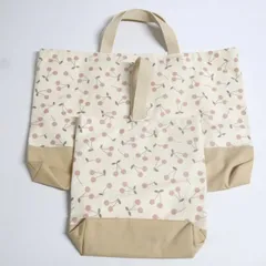 ハンドメイド レッスンバッグ シューズバッグ 2点セット 入園 入学 女の子 男の子 選べる 全8柄 新品 未使用 猫飼育あり 通園 通学 手提げ袋 上履き入れ