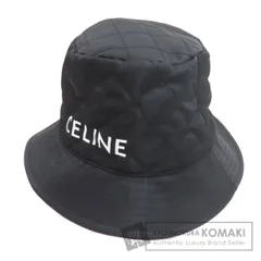 CELINE セリーヌ バケットハット キルティング 帽子 ナイロン レディース [中古]