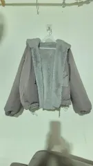 LBL リバーシブル ファー フード ジップアップ ジャケット