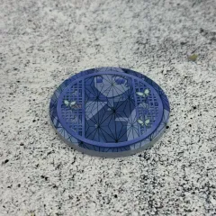 鬼滅の刃 フィギュア アクリル 円型 台 しのぶ