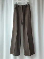 ソフト起毛 ワイドパンツ パンツ スラックス ハイウエスト 冬 Long ロング脚