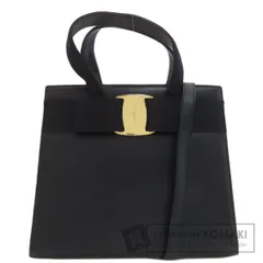 Salvatore Ferragamo サルヴァトーレフェラガモ ヴァラリボン 2WAY ハンドバッグ レザー レディース [中古]