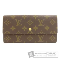 LOUIS VUITTON ルイヴィトン M61723 ポシェット ポルトモネ クレディ 長財布（小銭入れあり） モノグラムキャンバス レディース [中古]