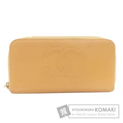 CHANEL シャネル ココマーク ゴール金具 長財布（小銭入れあり） グレインド カーフスキン レディース [中古]