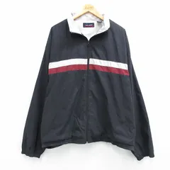 XL/古着 長袖 ジャケット メンズ 90年代 90s 大きいサイズ 黒他 25dec09