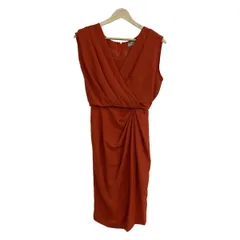 Diagram GRACE CONTINENTAL(ダイアグラム) ワンピース サイズ36 S レディース美品  - オレンジ クルーネック/半袖/ひざ丈